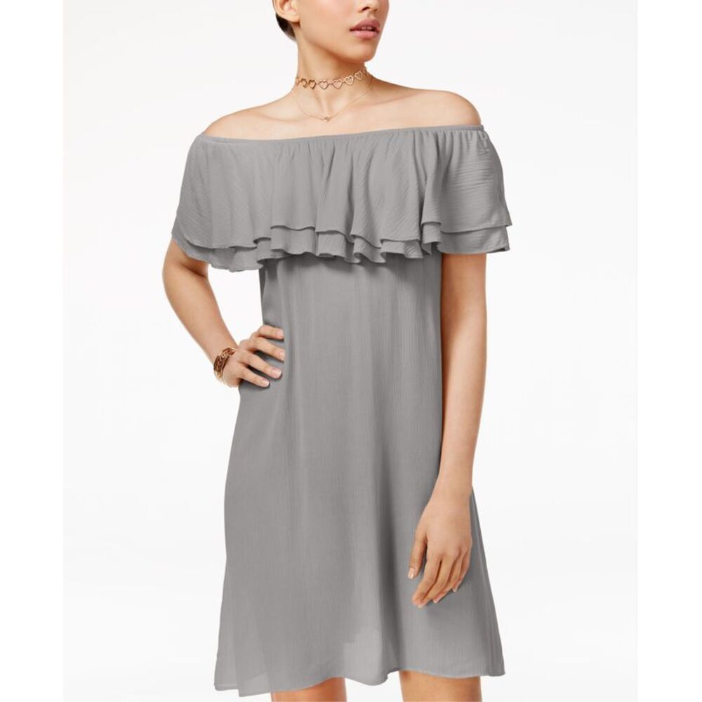 One Hart Ruffled Off The Shoulder Dress